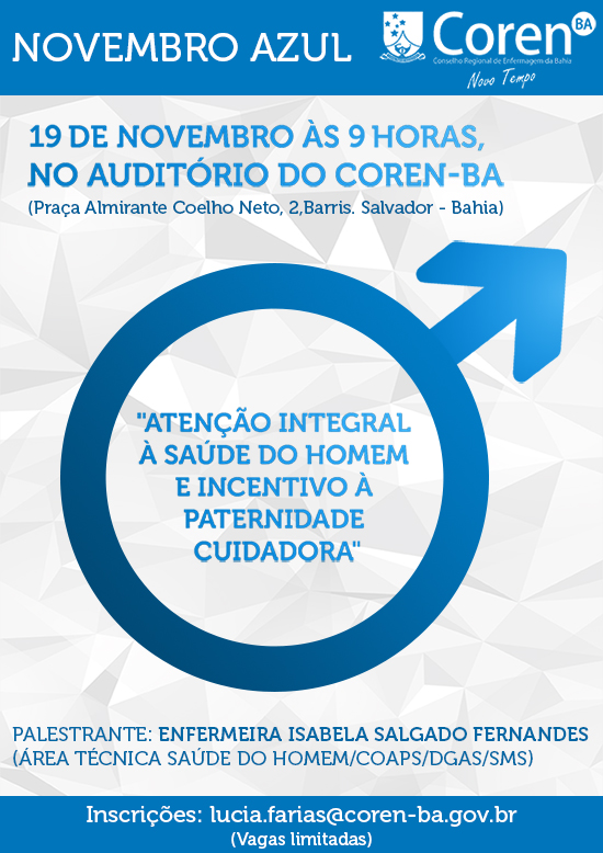 Novembro Azul dia 20_face